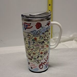 Ohio Travel Mug with Map Design